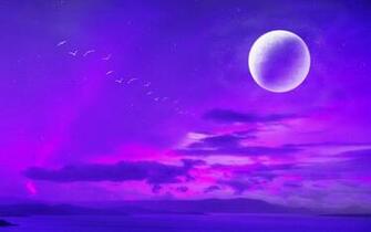 Render Moon Night River Dreaming Landscape HD Wallpaper