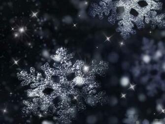 Glittering Snowflakes Falling HD Wallpaper The Database