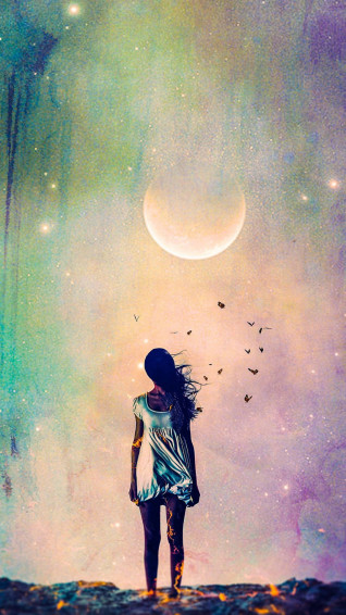 Alone Girl Wallpaper