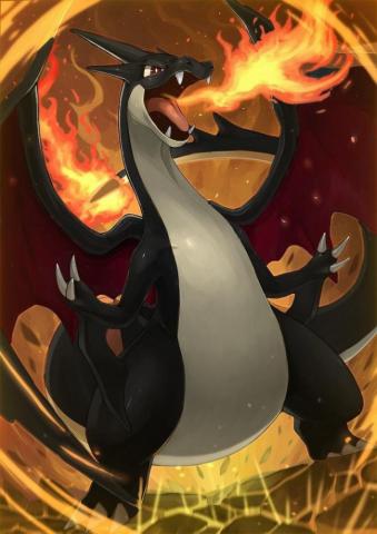 Shiny Mega Charizard Y Drag O Pok Mon Pokemon Desenho