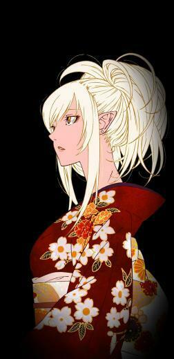 Kiss Shot Amoled Kimono Wallpaper Araragi