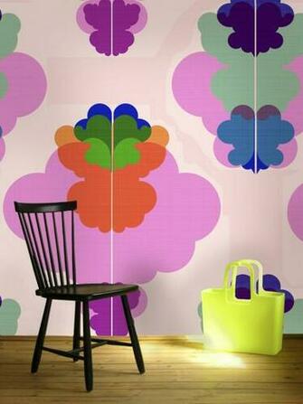 Modern Kurbits A Tasteful Wallpaper Reminding Us Of The Happy