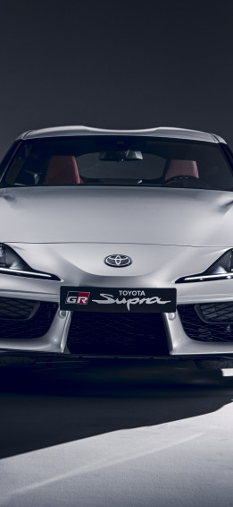 Wallpaper Toyota Gr Supra White Car