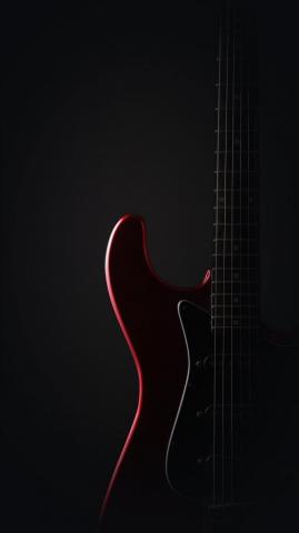 Guitar Black Disc Lenovo K4 Note HD Wallpaper Android Fondos De