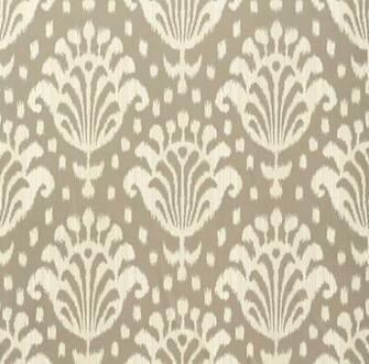Thai Ikat Wallpaper Grey With Cream Print
