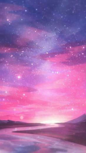 Skies In Galaxy Wallpaper Cute Background Blue Art