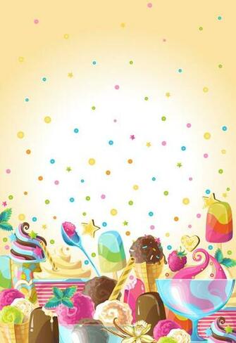 Ice Cream Menu Background Gallery