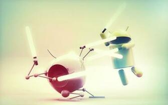 Android Vs Apple Funny Wallpaper First HD