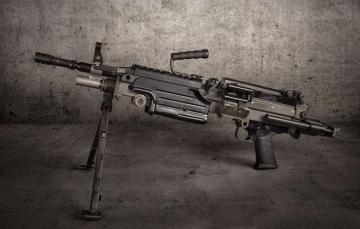 Wallpaper Background Machine Gun M249 Saw Image For Desktop