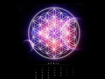 Sacred Geometry Flower Of Life Wallpaper April By