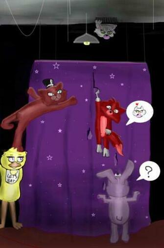 Foxy Mangle Freddy Chica And Bonnie By Jacko7967