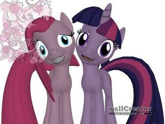 Pinkamena And Twilight Sparkle Wallpaper