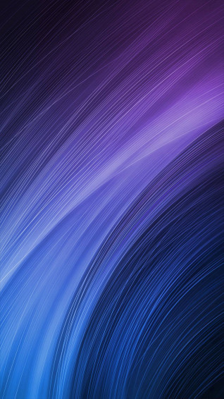 Redmi Purple Blue Curve Lines Wallpaper