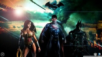Superman Batman Wonderwoman Wallpaper MixHD