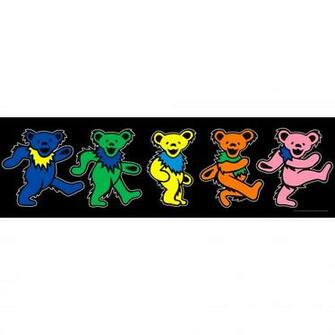 Description The Colorful Classic Grateful Dead Dancing Bears Come To
