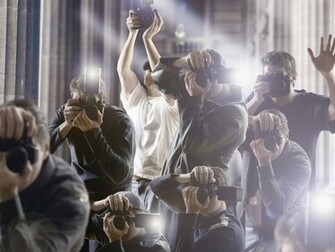 Flashing Lights And Paparazzi Wallpaper