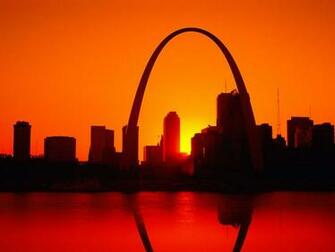 West St Louis Gateway Missouri Wallpaper