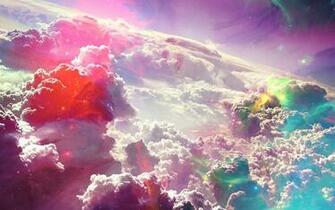 Colorful Fantasy Clouds Art Wallpaper