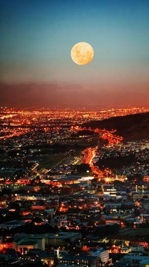 City At Night Wallpaper iPhone