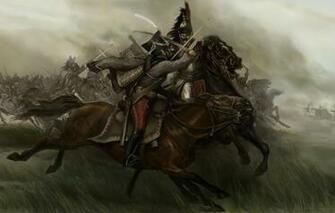 Wallpaper Art Watercolor Pencil Painting Mount Blade