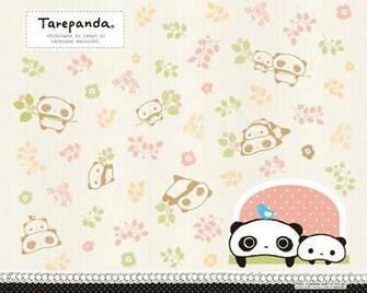 Wallpaper Panda Bears Pastel