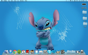 HD Apple Lilo And Stitch Wallpaper