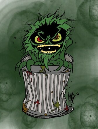 Oscar The Grouch Wallpaper