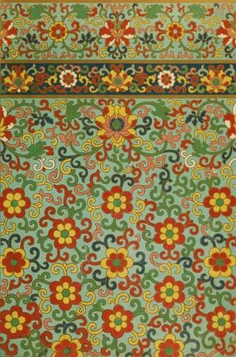 Vintage Wallpaper Chinese Pattern Ornament No Oh So
