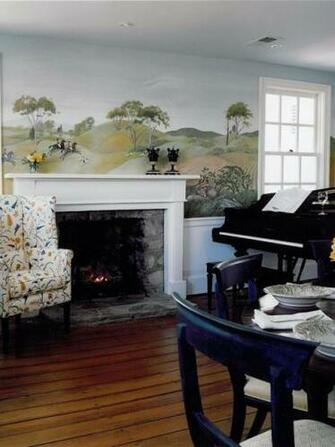 English Hunt Scene Wallpaper Home Design Ideas Pictures Remodel And