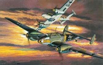 Wallpaper Fighter Bomber Plane Aviation World War Ii