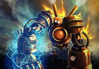 Wallpaper Steampunk League Of