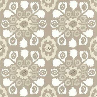 Abstract Floral Wallpaper Taupe Bolt Eclectic Wall Decor By