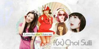 Sulli Wallpaper By Takemedaybyday