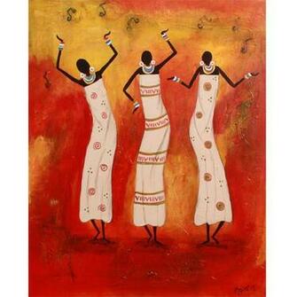 Wallpaper Desktop HD Calligrap African Art Islamic