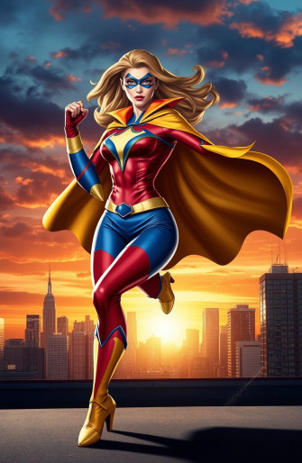 Female Superhero Wallpaper