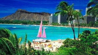 Waikiki Honolulu Hawaii Wallpaper