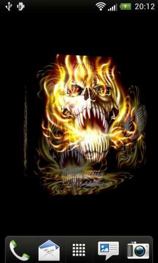 Skull 3d Live Wallpaper Screenshot