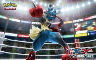 Pok Mon Tcg Xy Furious Fists Mega Lucario Wallpaper