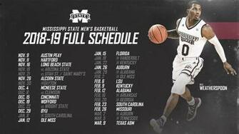 Msu Unveils Men S Basketball Schedule Mississippi State