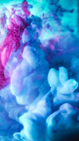 White And Pink Abstract Painting Photo Moscow Image