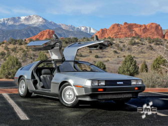 Gray Dmc Coupe Auto Delorean 720p Wallpaper