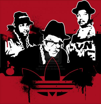 Run Dmc Logo Wallpaper My Adidas By Djace1121
