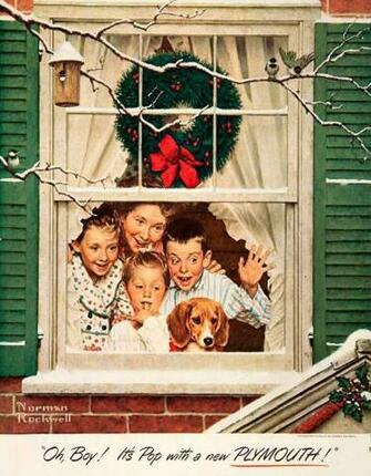 Norman Rockwell Christmas Paintings Wishing You All A