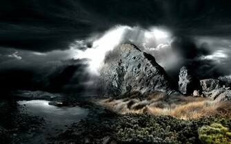 Dark Rock Wallpaper