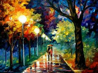 Abstract Paintings Wallpaper Trees