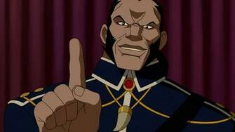 Cartoon Superman Vs The Elite Vandal Savage Wallpaper