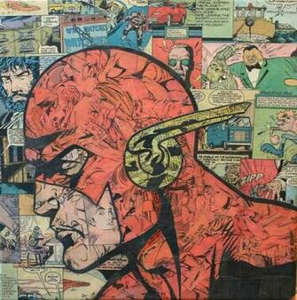 Comic Book Collages Pop Culture Monster