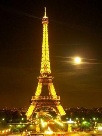 Eiffel Tower At Night Wallpaper