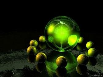 Green 3d Wallpaper Background