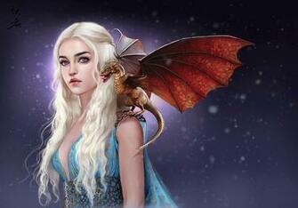 Khaleesi Mother Of Dragons Computer Wallpaper Desktop Background